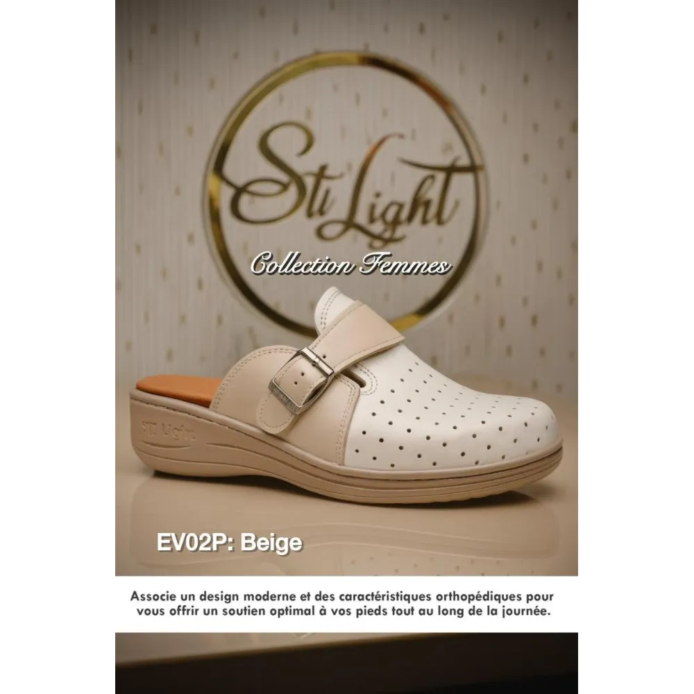 STI Sabot orthopédique - femme - BEIGE EV02P STI Sabot orthopédique - femme - BEIGE EV02P