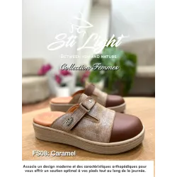 Sabot orthopédique - femme - CARAMEL FS08