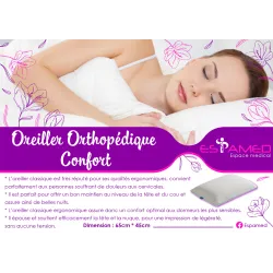 Oreiller orthopédique CONFORT injectable