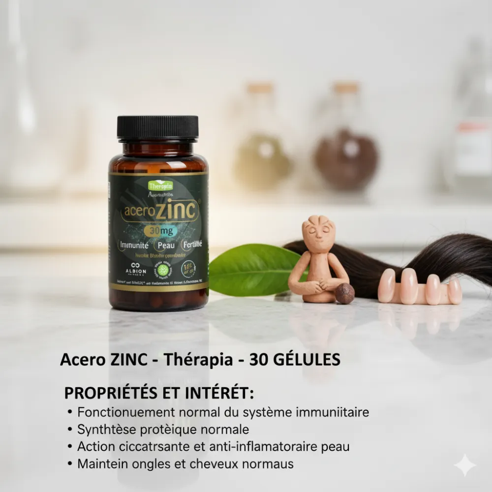 Acero ZINC, Boite de 30 gélules - Thérapia