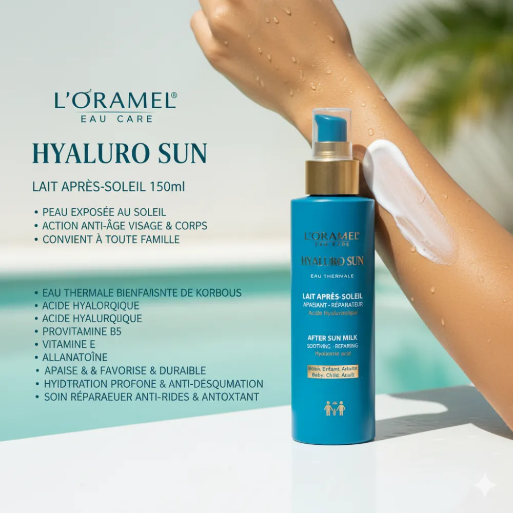 L'Oramel Hyalurosun - Lait après soleil - 150ml