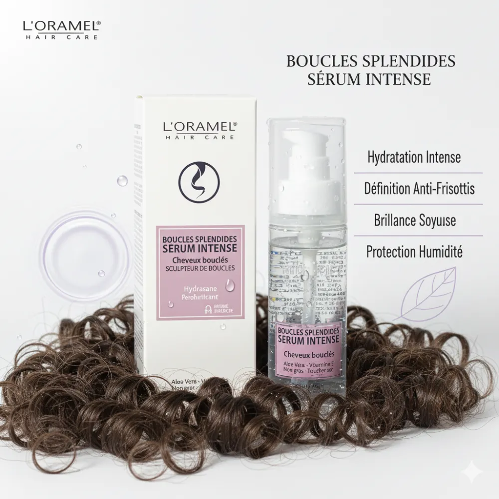 L'ORAMEL HAIR CARE BOUCLES SPLENDIDES SÉRUM INTENSE POUR CHEVEUX BOUCLÉS 50ML