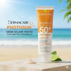 DERMACARE PHOTOSUN Creme Solaire Teintee Peaux Mixtes A Grasses 01 DERMACARE PHOTOSUN Creme Solaire Teintee Peaux Mixtes A Grasses 01