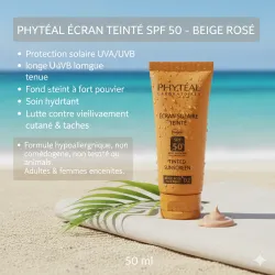 PHYTÉAL ÉCRAN TEINTÉ SPF50 - Beige Rosé