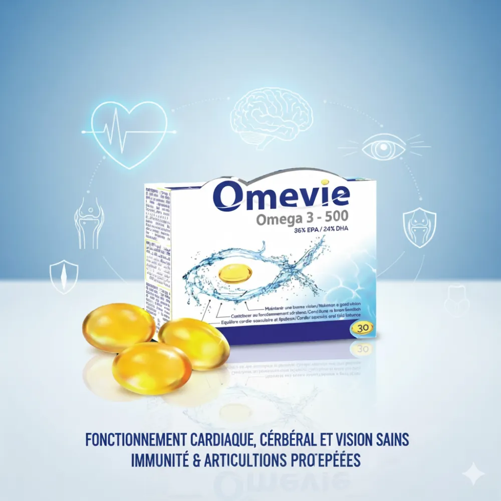 VITAL OMEVIE OMEGA 3 500 30 CAPSULES