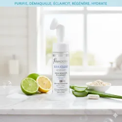 RIVADERM Rivaclear Mousse Nettoyante Eclaircissante Avec Brosse - 200 Ml