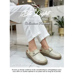 sabot orthopédique - femme - BEIGE DOREE AP013C