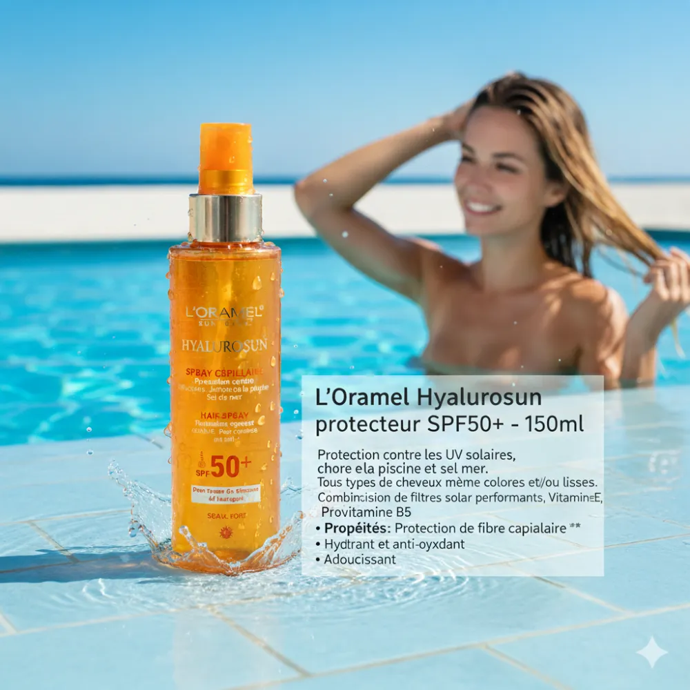 L'Oramel Hyalurosun - Spray capillaire protecteur spf50+ - 150ml