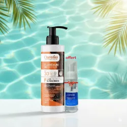 CLARENIA PROTECT PLUS ECRAN CAPILLAIRE SPF30 200ML+MOUSSE NETTOYANTE HYDRATANTE 50ML (OFFERT)