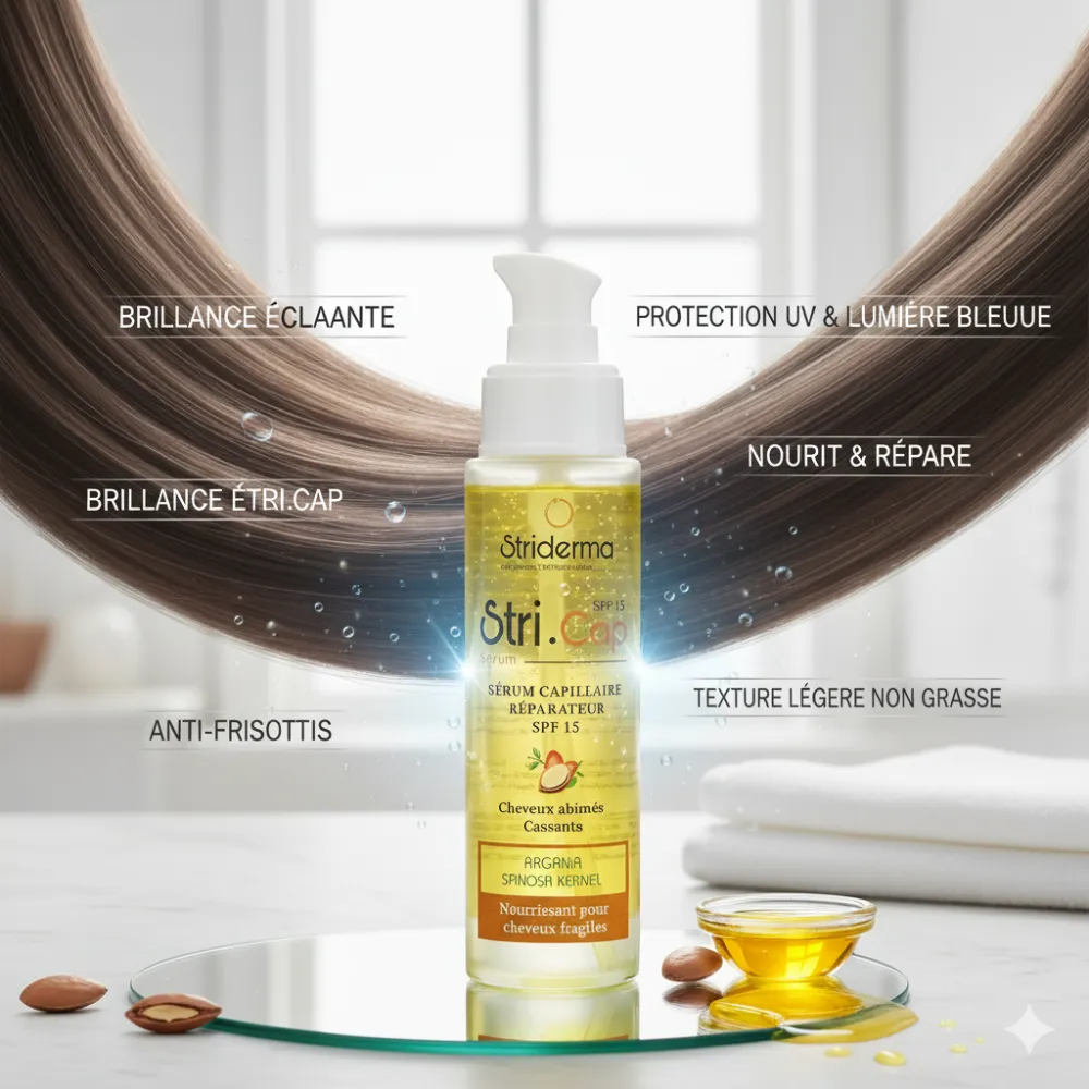 STRIDERMA STRI CAP SERUM CAPILLAIRE REPARATEUR SPF15 50ML STRIDERMA STRI CAP SERUM CAPILLAIRE REPARATEUR SPF15 50ML