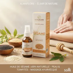 ALMAFLORE HUILE DE SÉSAME, 50ml
