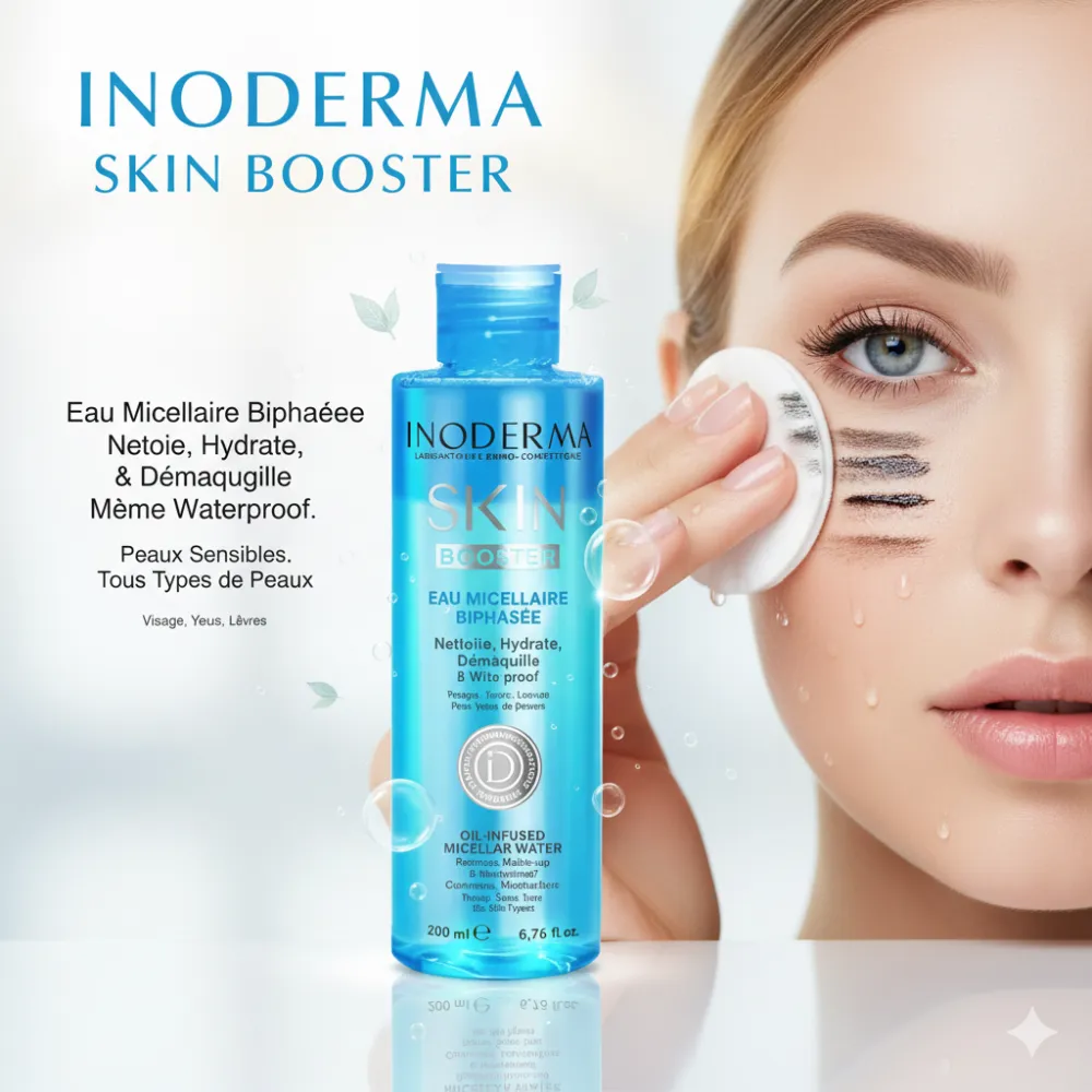 INODERMA SKIN BOOSTER Eau Micellaire Biphasee 200ML