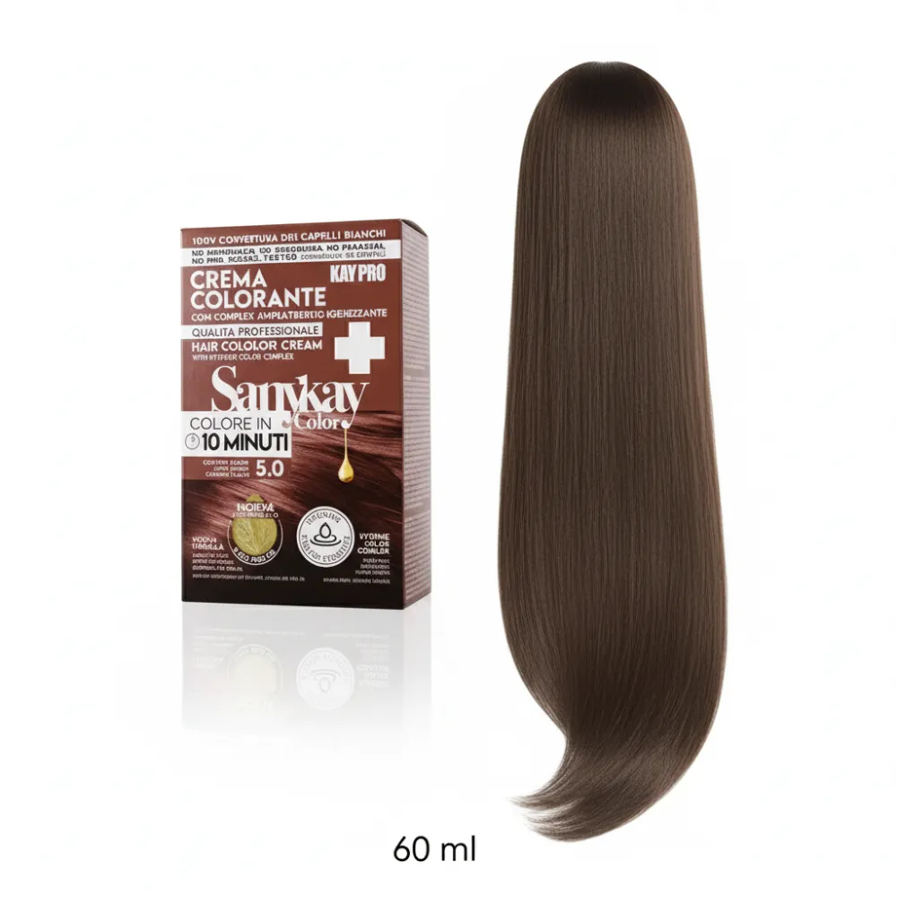 SanyKay Crème colorante express chatain clair 5.0 60 ml