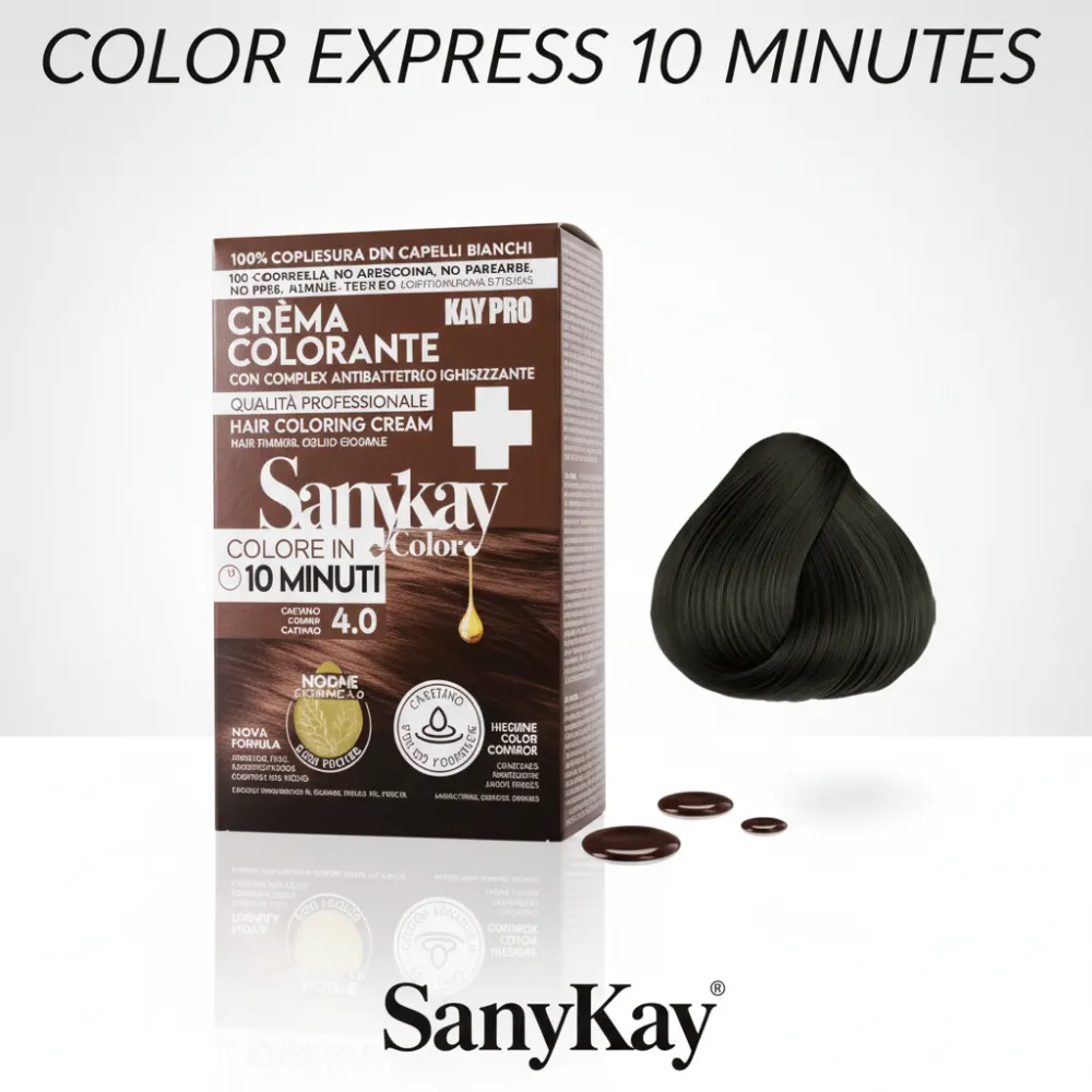 SanyKay Crème colorante express chatain 4.0 60 ml