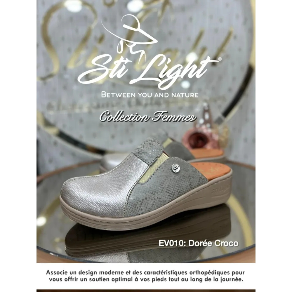 STI Sabot orthopédique - femme - Noir EV04