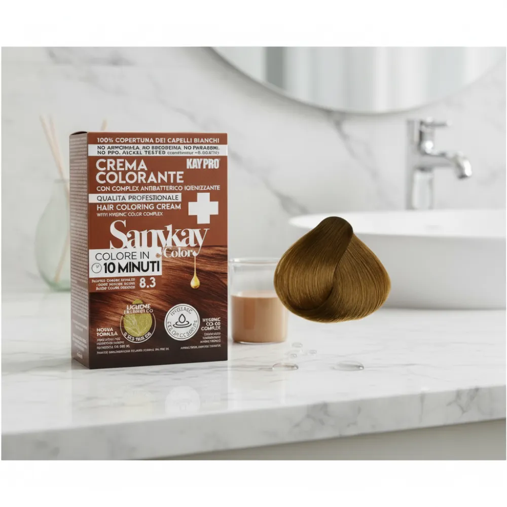 SanyKay Crème colorante express blond clair doré 9.0 60 ml