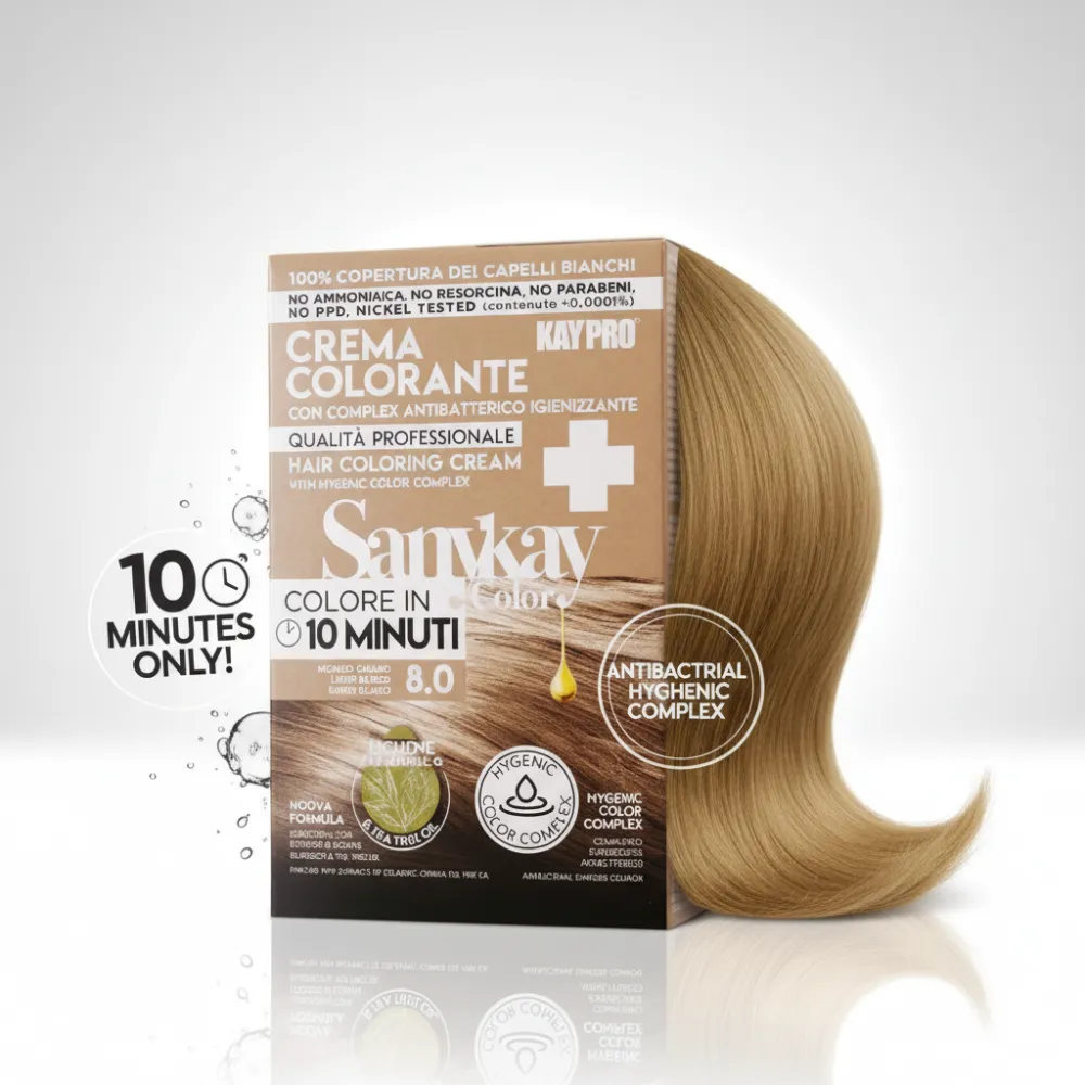 SanyKay Crème colorante express blond clair 8.0 60 ml