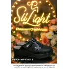 Sabot orthopédique - femme - noir croco1 FS08