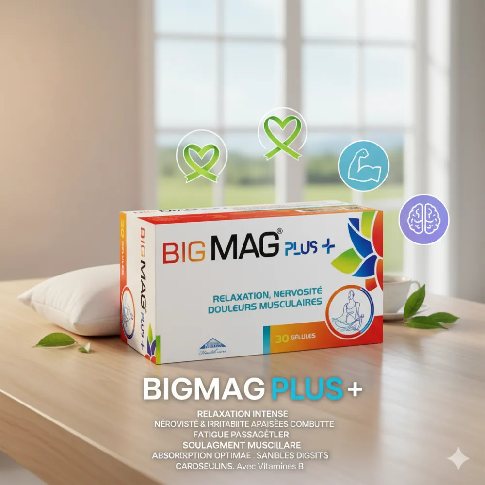 BIGMAG Plus Relaxation Nervosité 30 Gélules