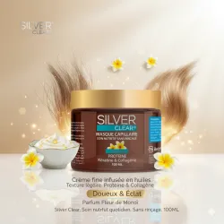 Silver Clear Masque Capillaire Soin Nutritif Sans Rinçage 100ML