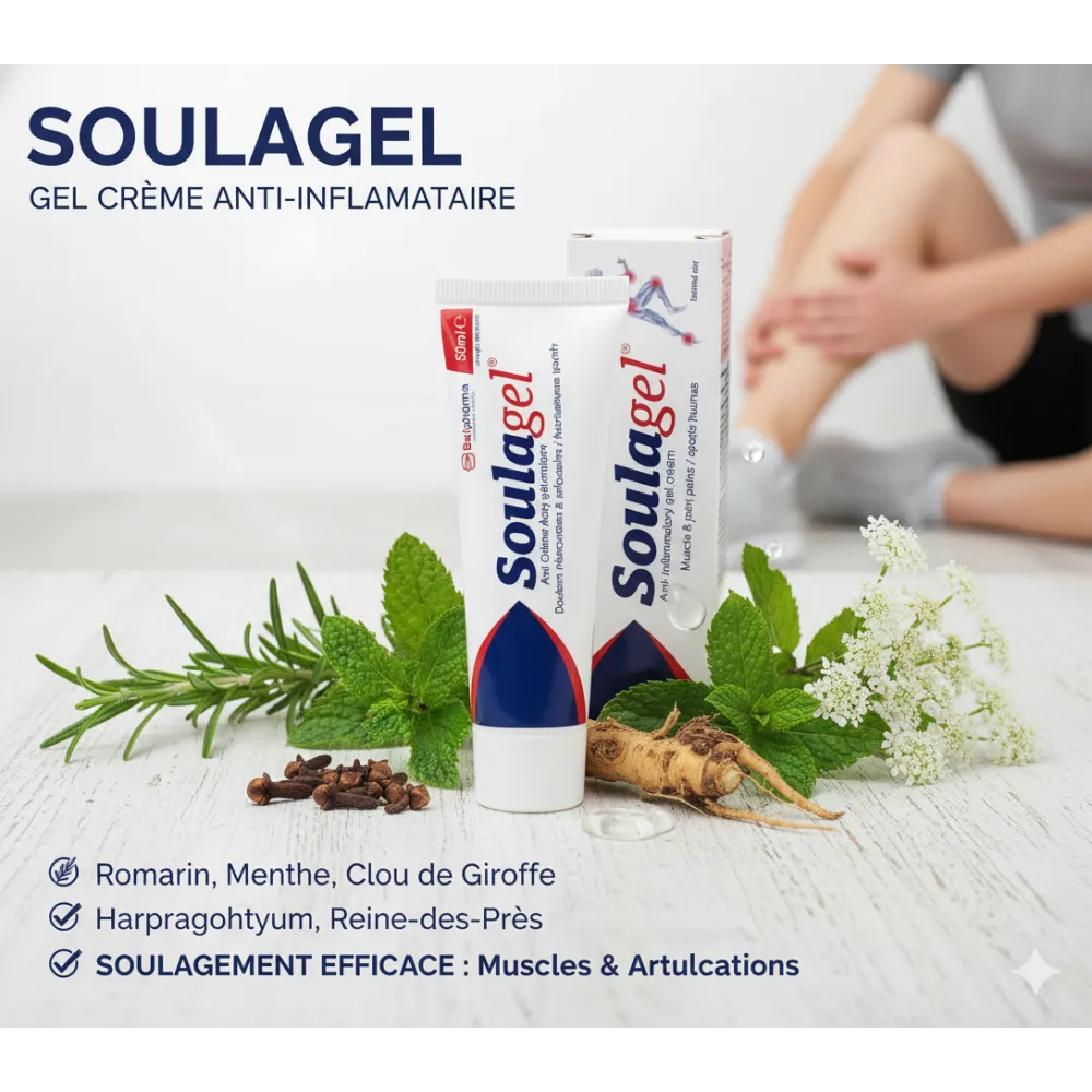 SOULAGEL gel crème anti-inflammatoire 50ml