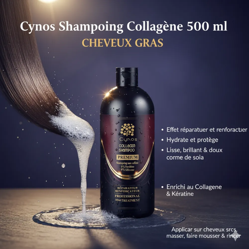 Cynos Shampoing Collagène - 500 ml