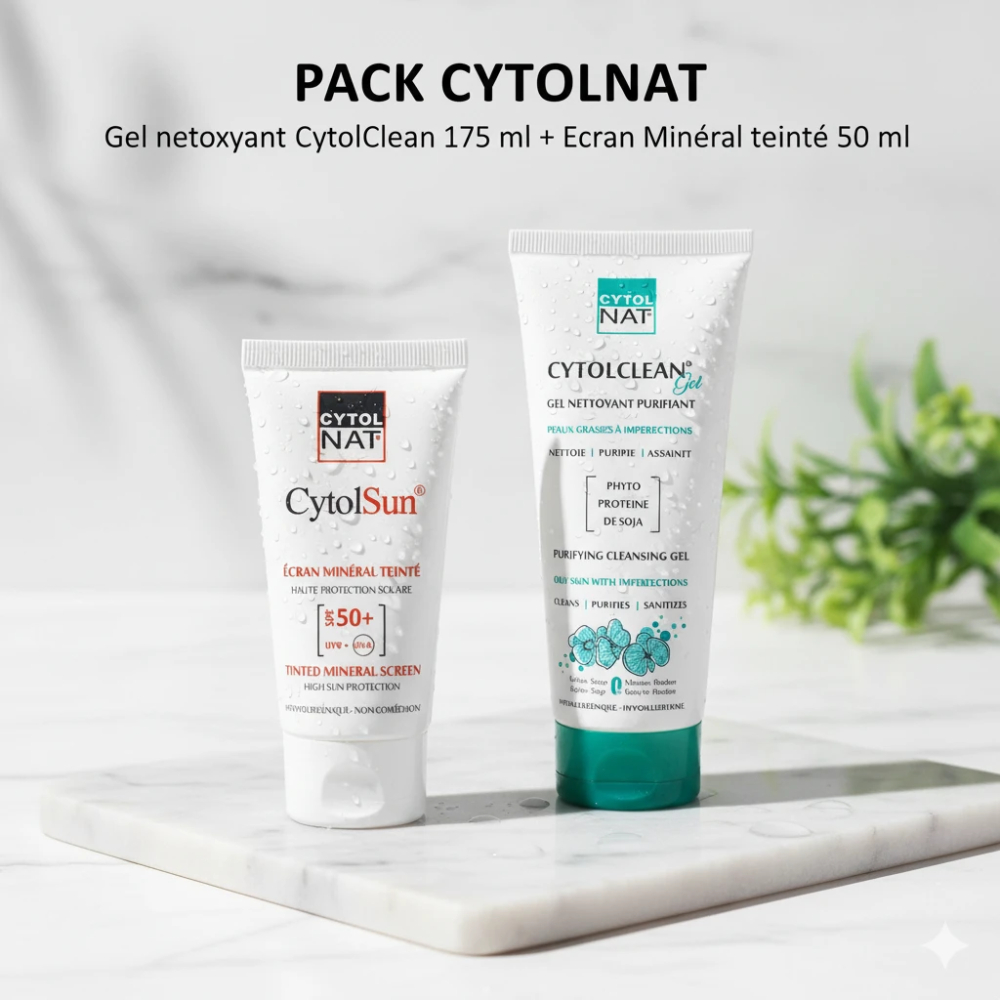 Pack CytolNat - Gel nettoyant CytolClean 175 ml + Ecran Minéral teinté