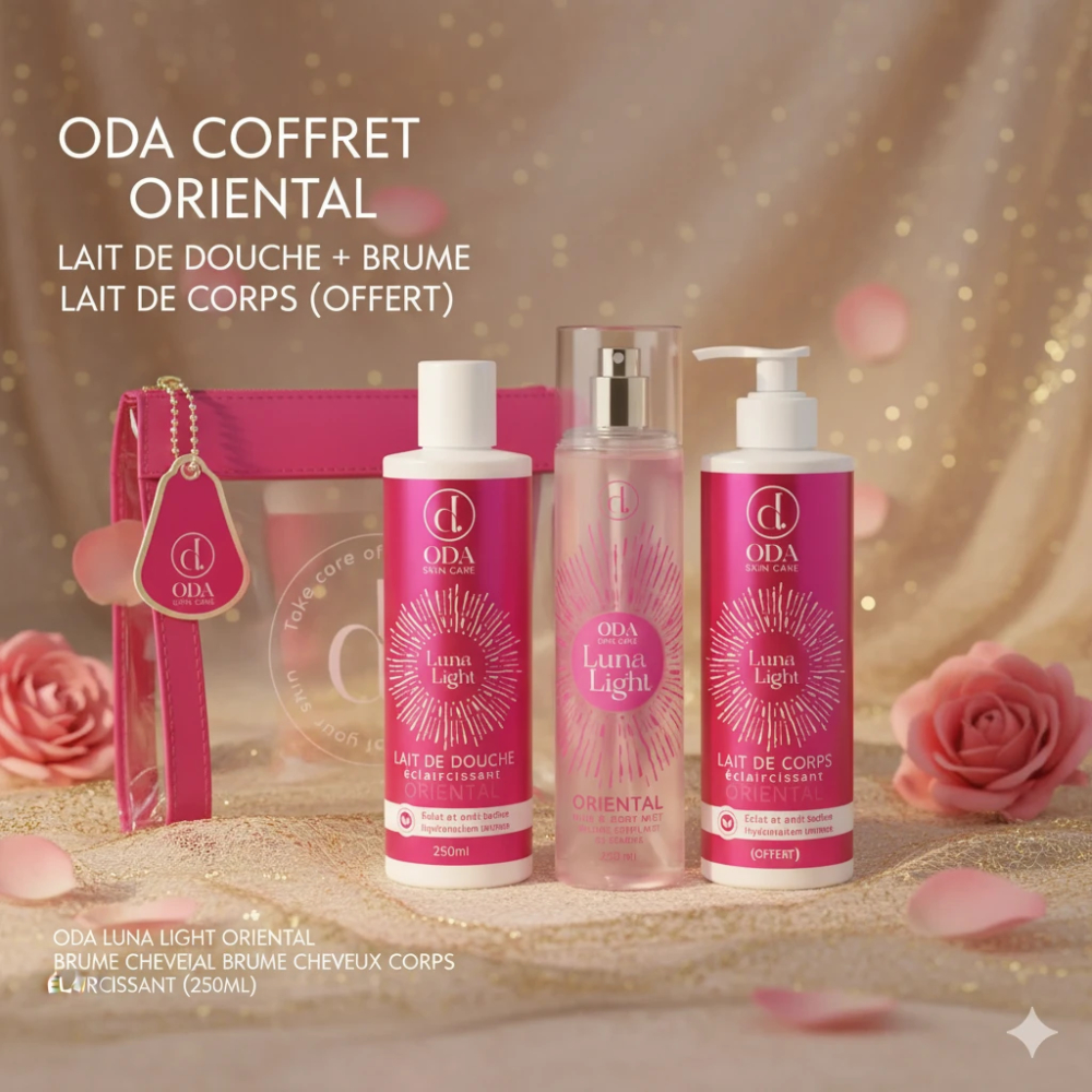 ODA COFFRET ORIENTAL LAIT DE DOUCHE+BRUME+LAIT DE CORPS (OFFERT)