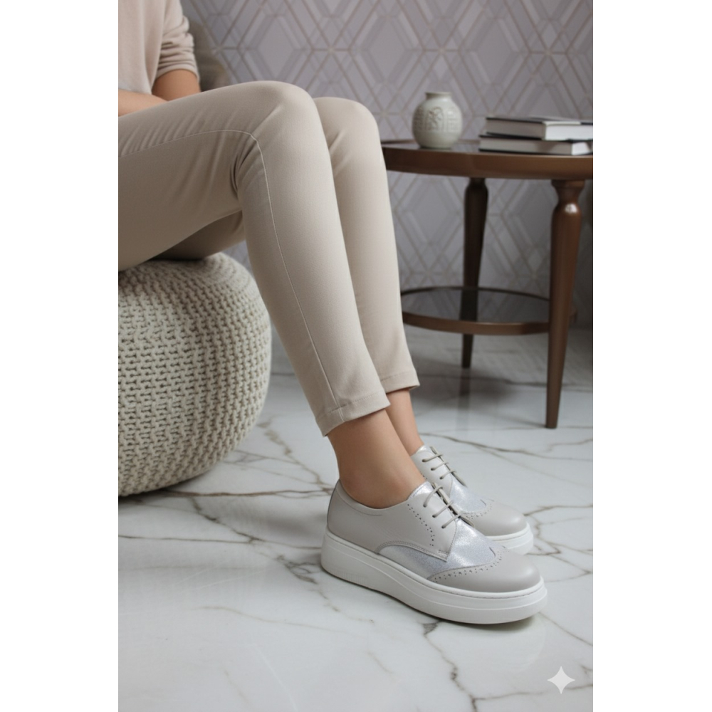 STI Chaussures Orthopédiques -beige- dorée S04