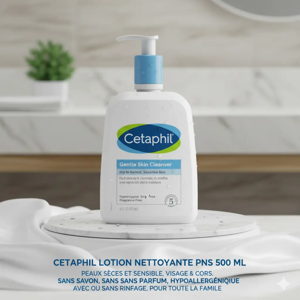 CETAPHIL LOTION NETTOYANTE PNS 500 ML
