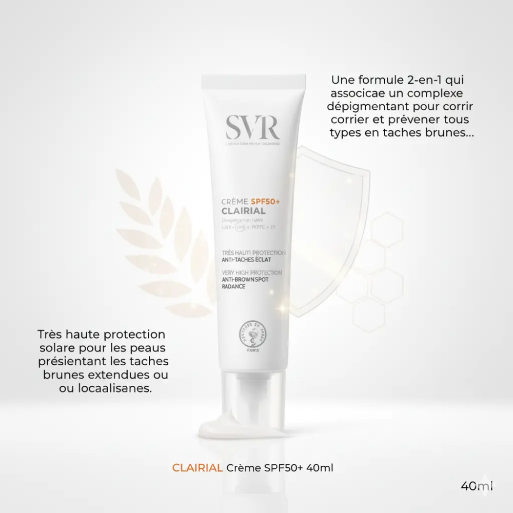 SVR CLAIRIAL Crème SPF50+ 40ML