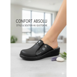 STI Sabot orthopédique - femme - Noir vernis EV10