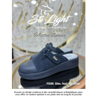 Sabot orthopédique - femme - BLEU NUIT PAILLETTE  FS08