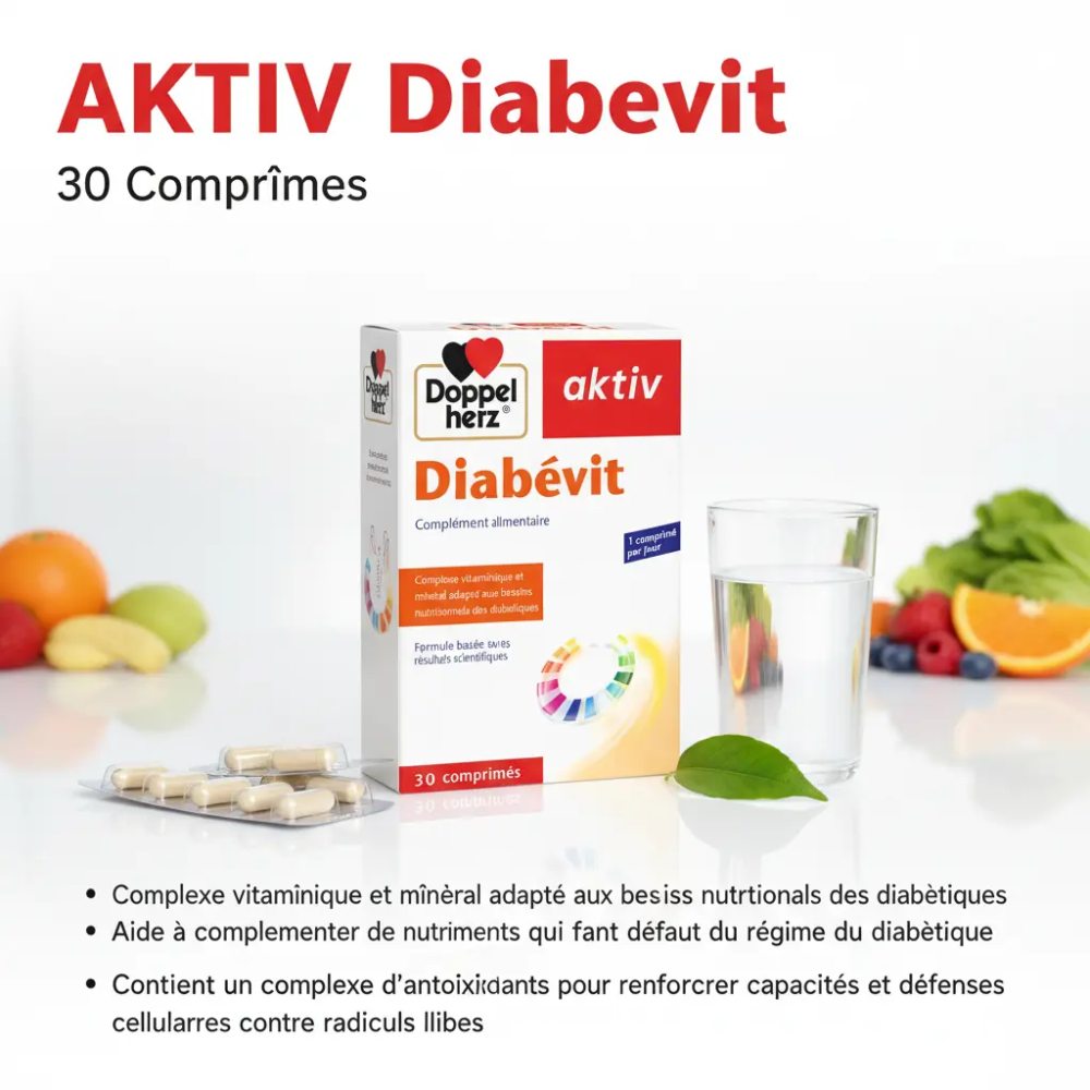 AKTIV Diabevit 30 Comprimes