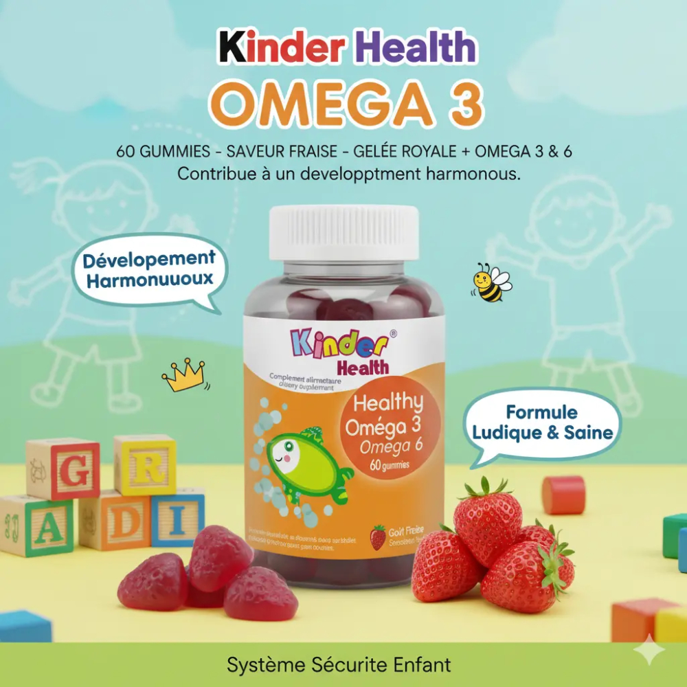 KINDER HEALTH OMEGA 3 60 GUMMIES