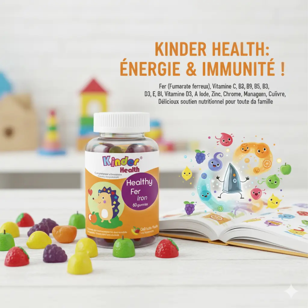 KINDER HEALTH HEALTHY FER 60 GUMMIES