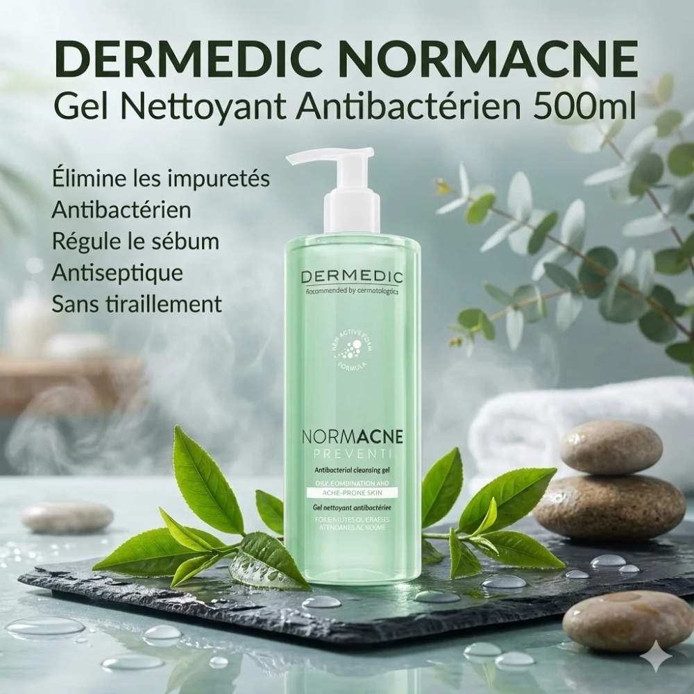 DERMEDIC NORMACNE Gel Nettoyant 500ML