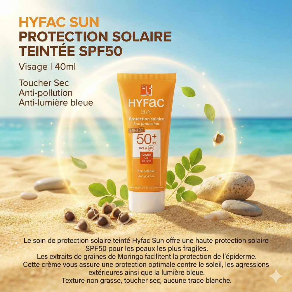 HYFAC SUN PROTECTION SOLAIRE TEINTEE SPF50 40ML