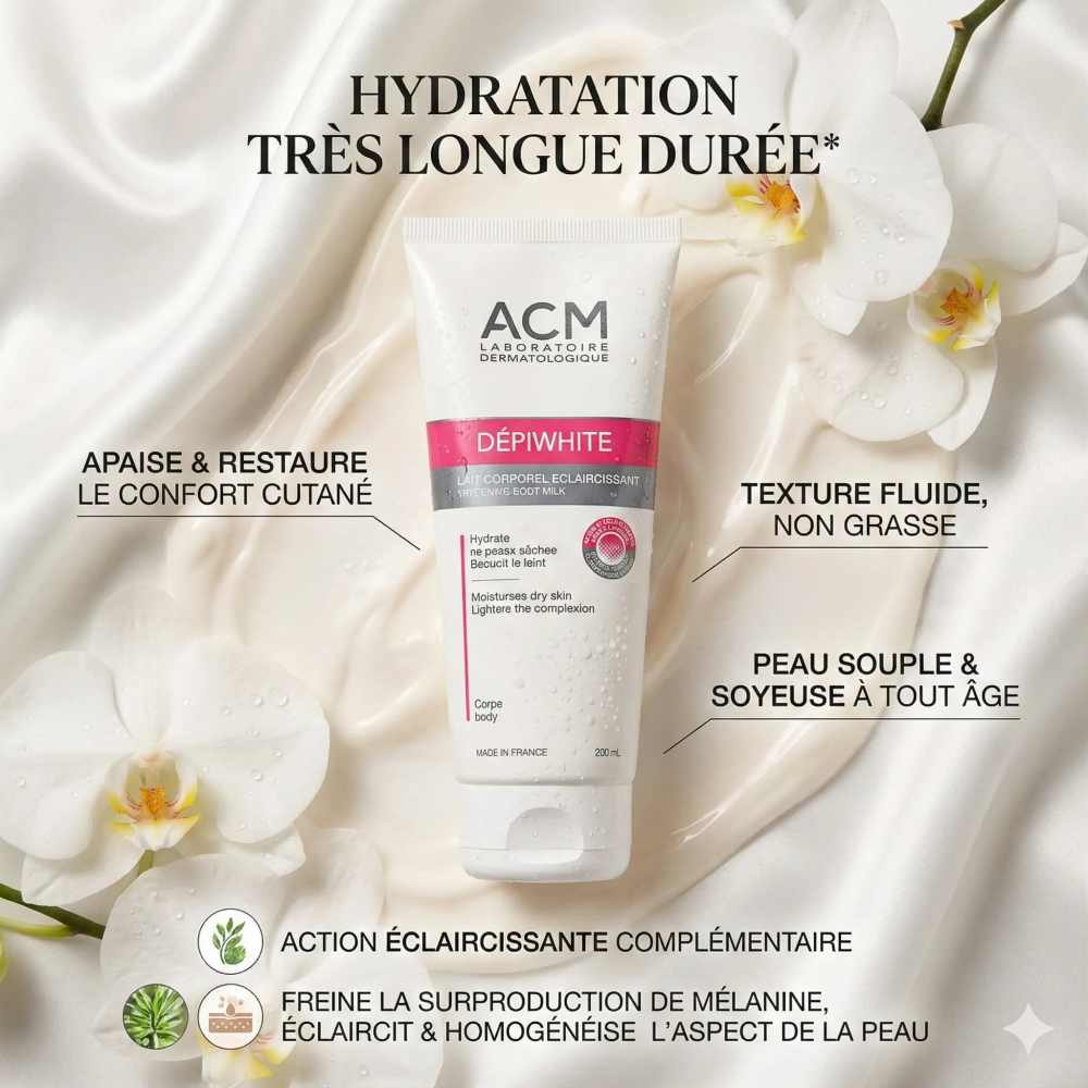 ACM DEPIWHITE LAIT CORPOREL 200 ML