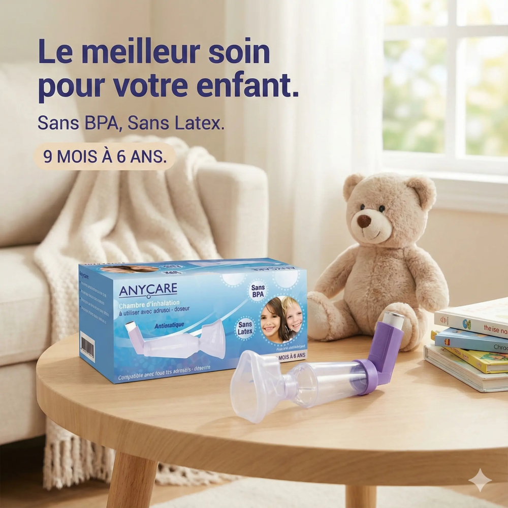 Anycare chambre d'inhalation 9 mois - 6 ans