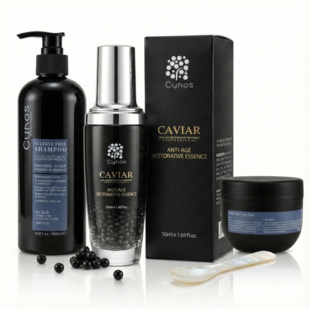 CYNOS CAVIAR CAPILLAIRE PACK (SHAMPOING+MASQUE+SERUM)
