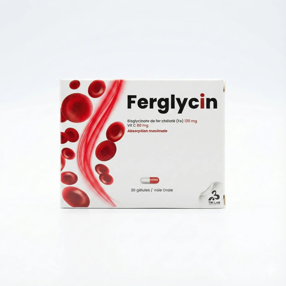 ferglycin bisglycinate de fer chélaté 120 mg