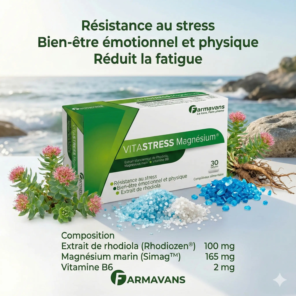 FARMAVANS VITASTRESS MAGNESIUM 30 Gelules