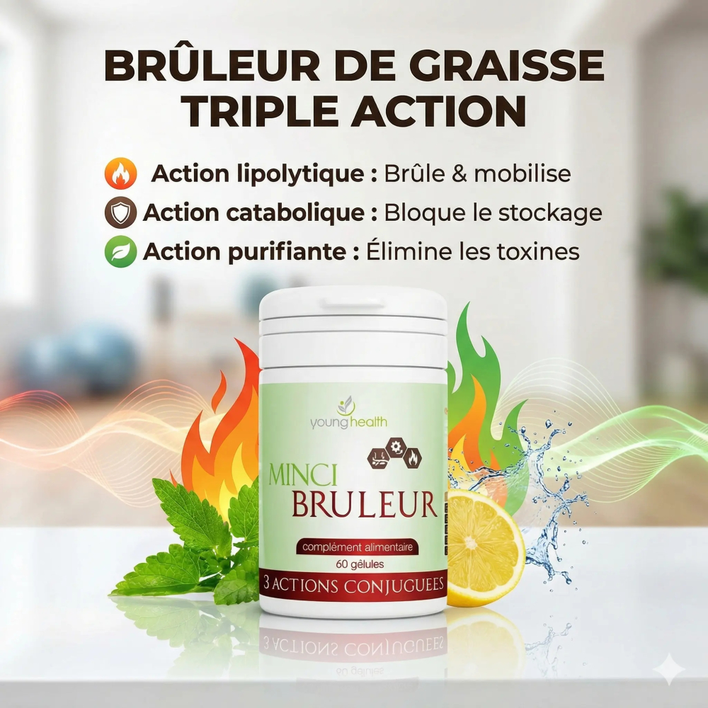 YOUNG HEALTH BRULEUR DE GRAISSE 60 GÉLULES