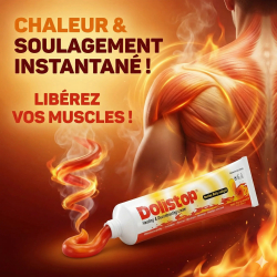 DOLISTOP Crème Chauffante Décontractante