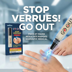 GO OUT STOP VERRUES PIEDS ET MAINS