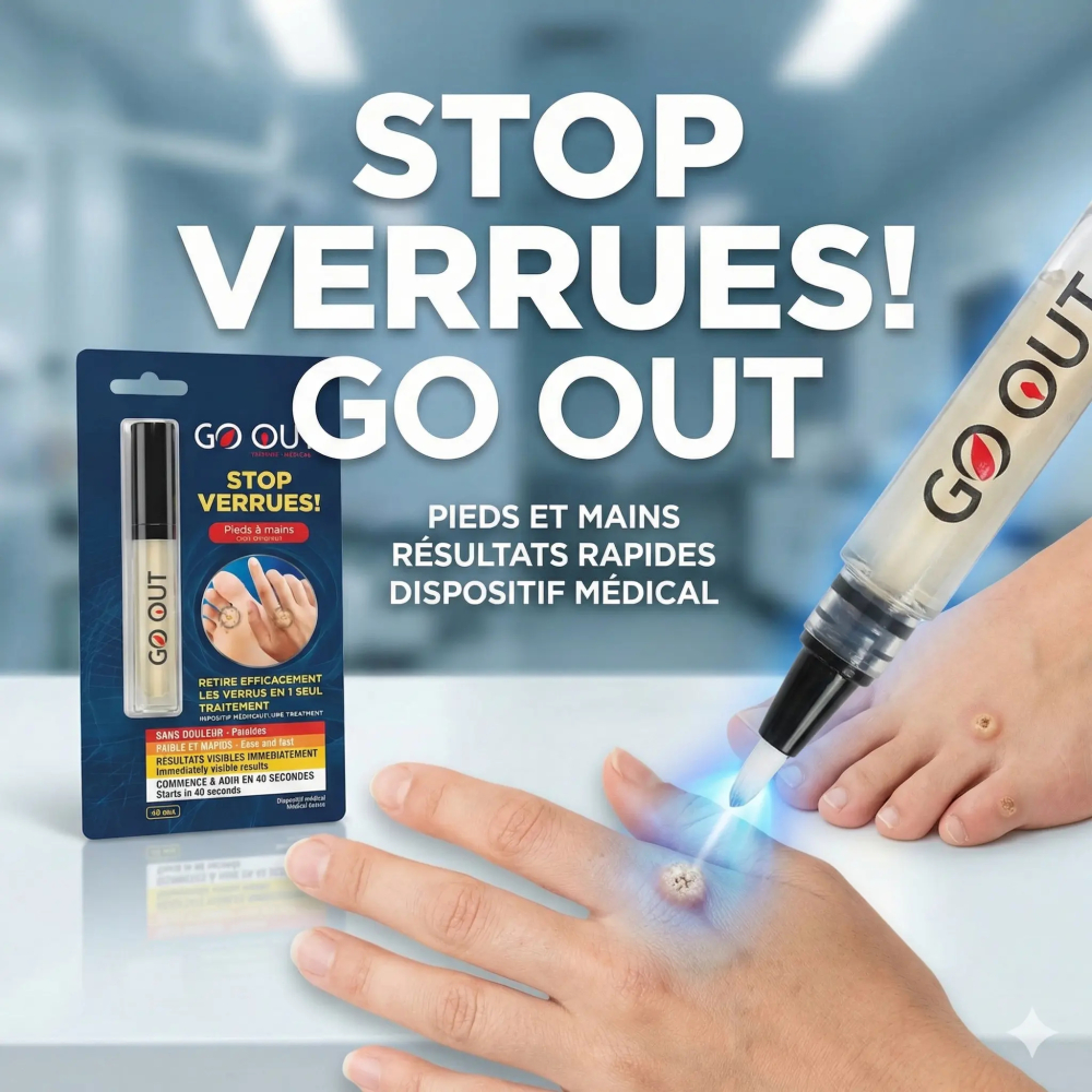 GO OUT STOP VERRUES PIEDS ET MAINS