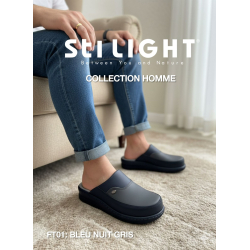STI Sabot orthopédique - homme - bleu nuit GRIS FT01