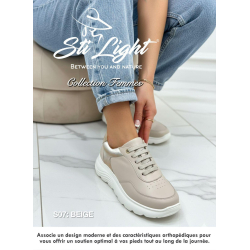 STI Chaussures Orthopédiques -BEIGE S07