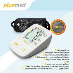 Plusmed Tensiomètre Brassard Voice